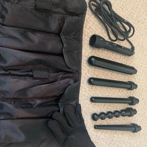 Nume Lustrum Tourmaline Ceramic Curling Wand Set